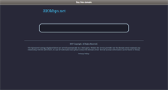 Desktop Screenshot of 320kbps.net
